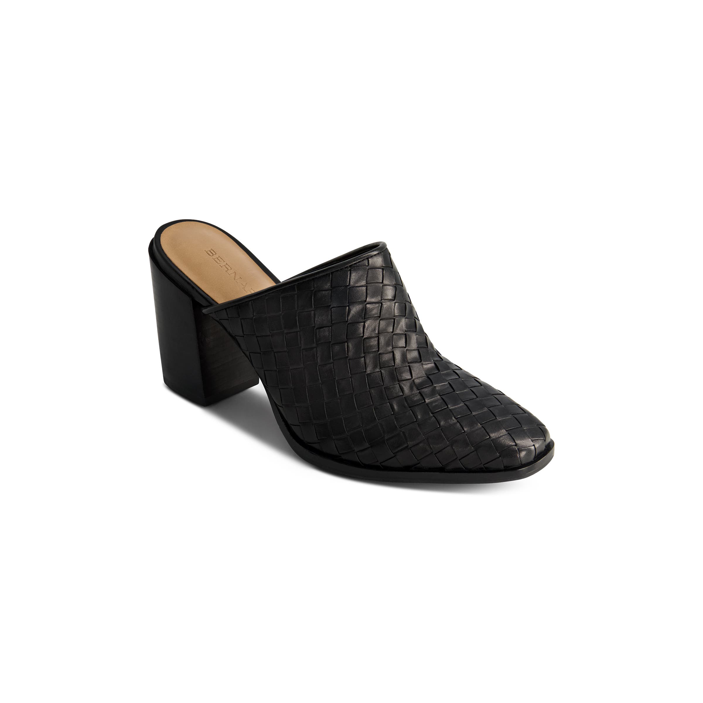 Bernardo Footwear Britt Woven Heeled Mule, Main, color, 