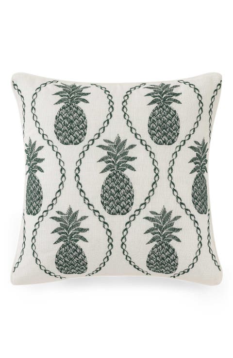 Golden Pineapple Decorative Accent Pillow