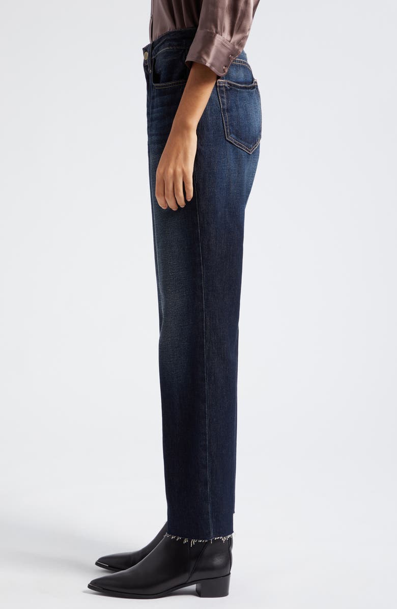 L'AGENCE Milana Stovepipe Raw Jeans, Alternate, color, Grainger