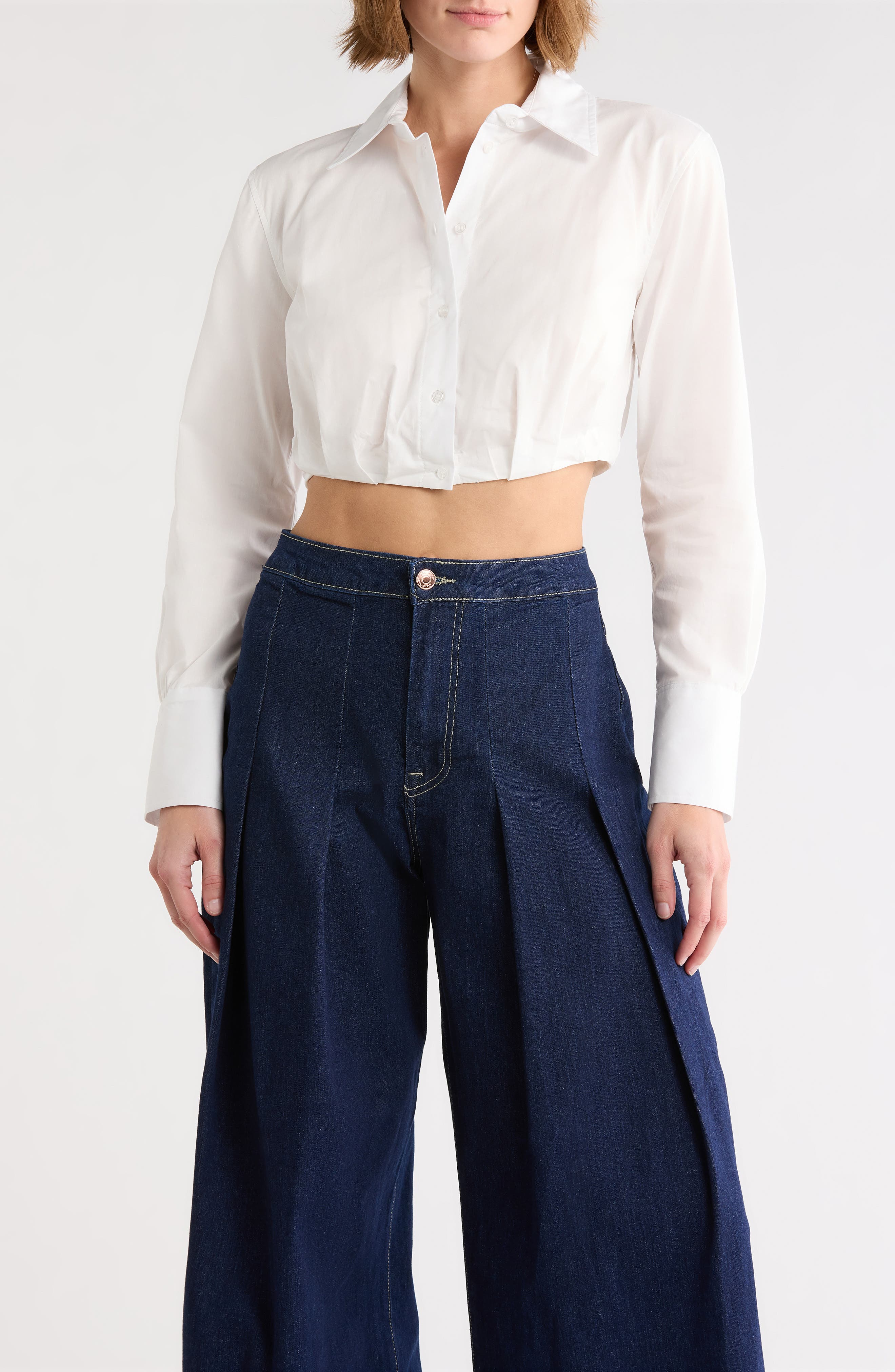 Vigoss Pleated Cotton Top