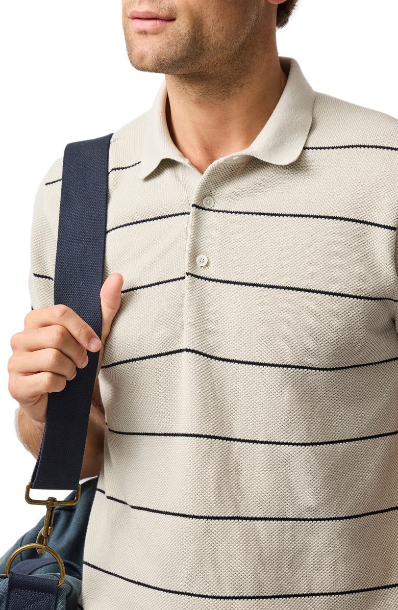 Rodd & Gunn Turners Bay Stripe Polo, Alternate, color, Pebble