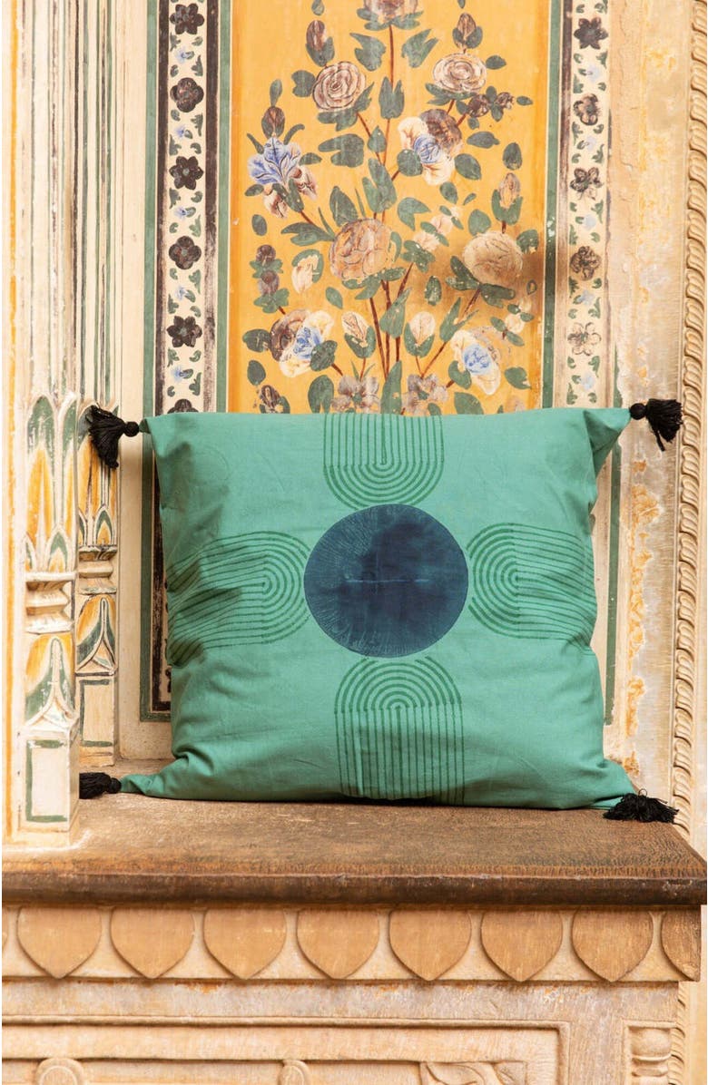 CQC LA HIGH TIDE Quilt Bedding Set with 2 Shams, Alternate, color, Green, Blue