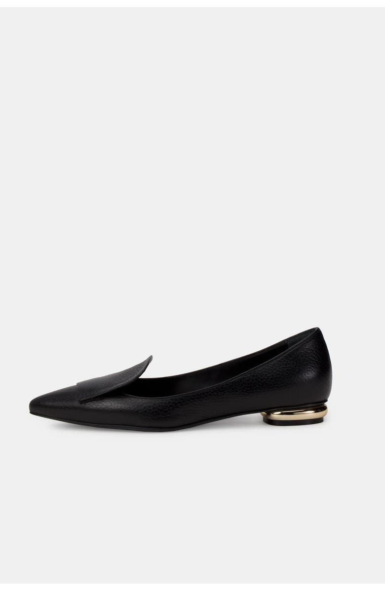 BELLS & BECKS Lia Pointed Toe Loafer, Alternate, color, Black