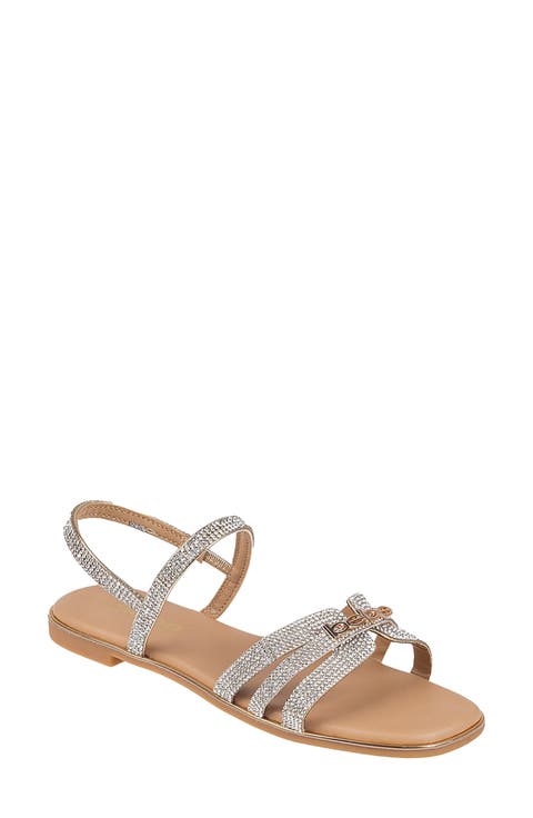 Rhinestone Slingback Sandal (Women)