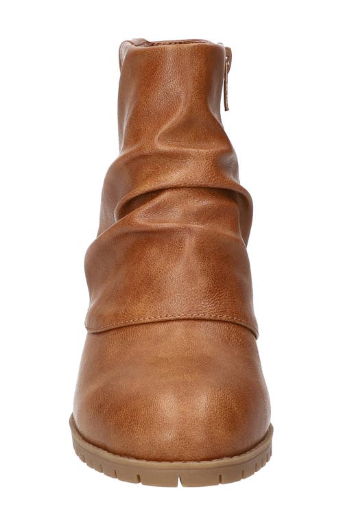 Easy Street Ambrose Bootie In Brown
