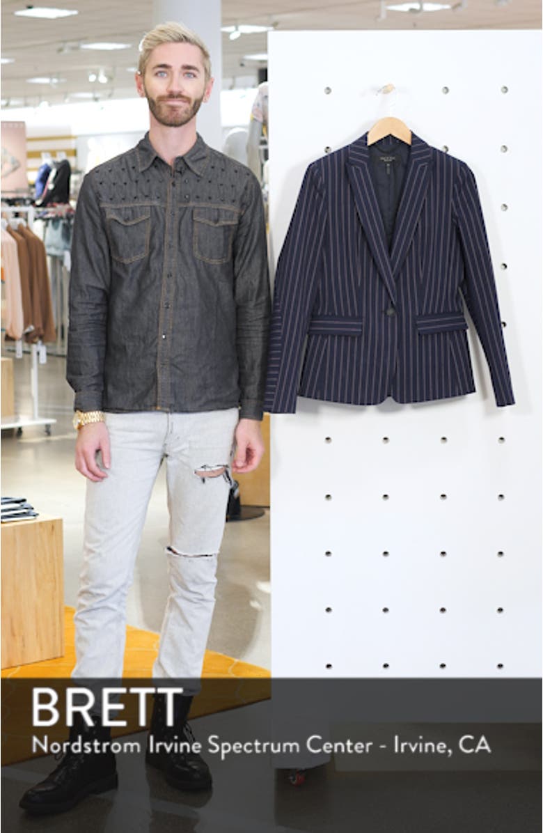 Lexington Stripe Blazer, sales video thumbnail