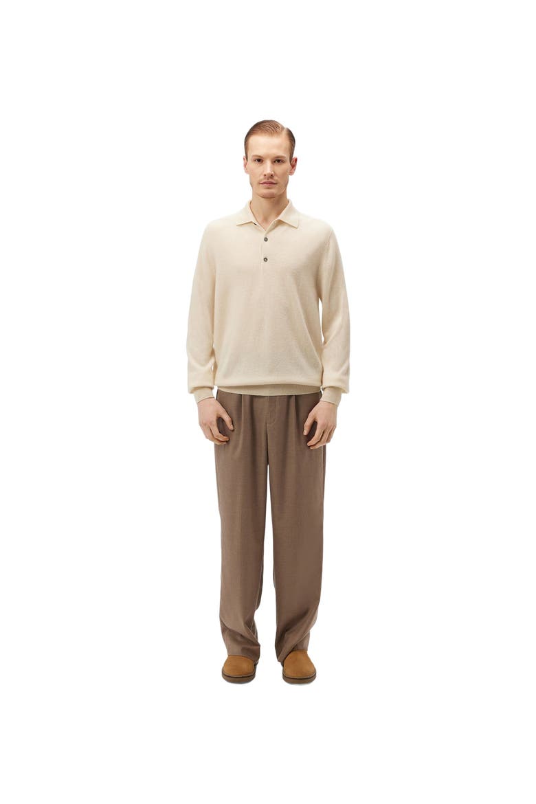 Essential Cashmere Polo Sweater, Main, color, off white