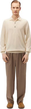 GOBI Mongolian Cashmere Essential Cashmere Polo Sweater