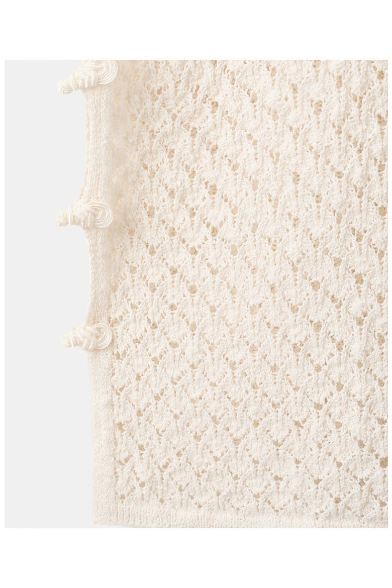 Openwork Knit Pants, Alternate, color, ECRU