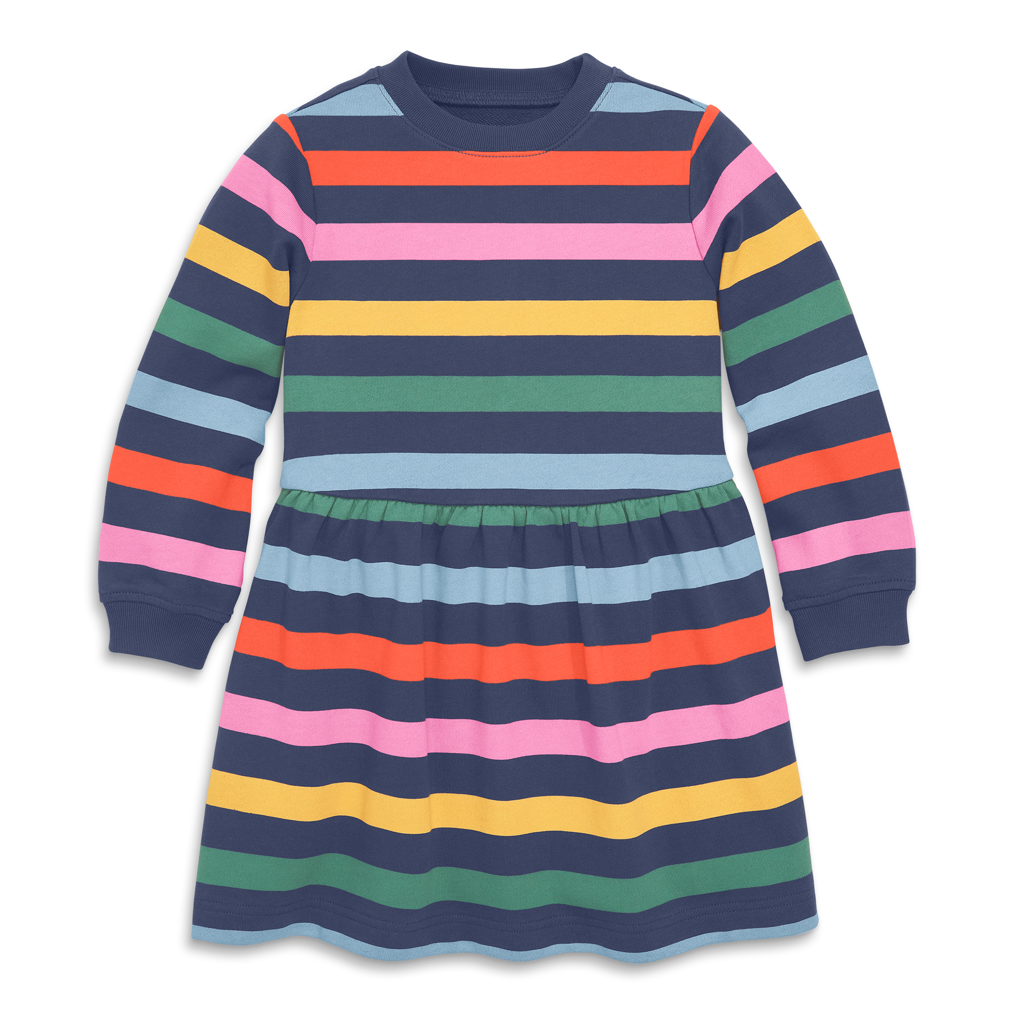 Sunwashed Navy Rainbow Stripe