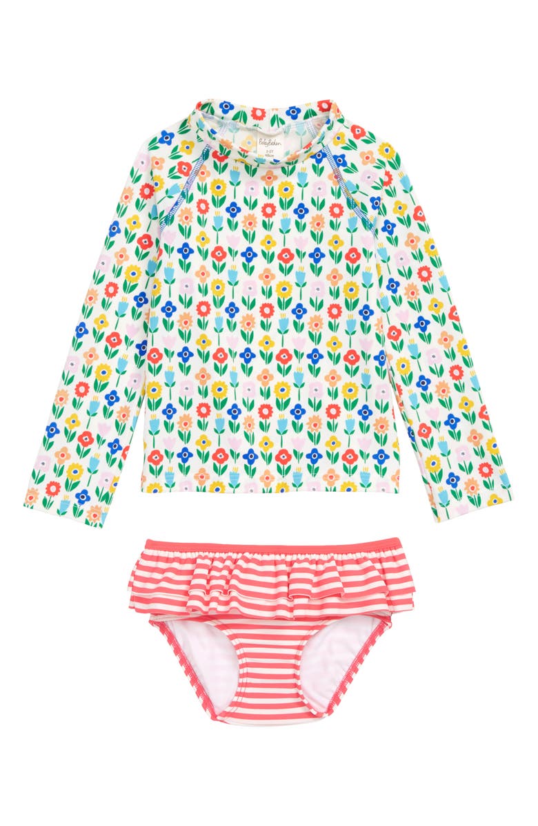Mini Boden Two-Piece Rashguard Swimsuit, Main, color, 