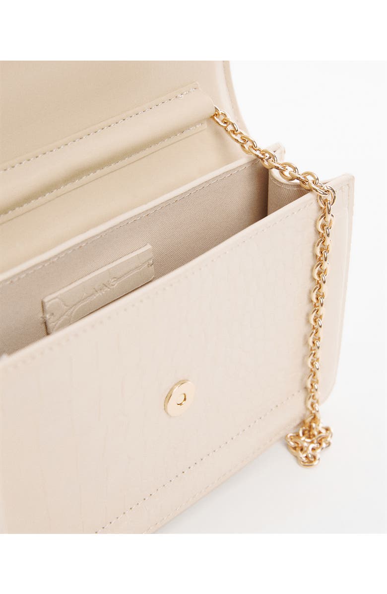 MANGO Envelope Flap Faux Leather Bag, Alternate, color,