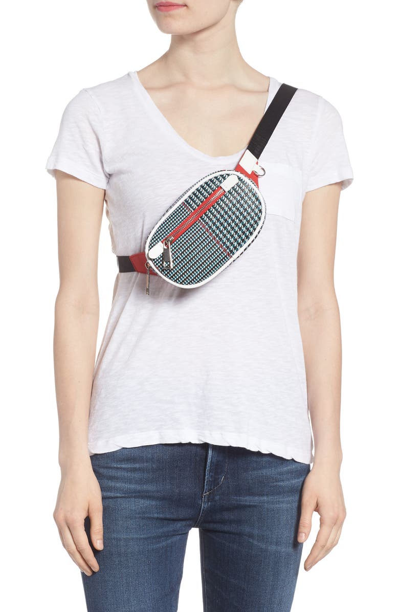 Like Dreams Houndstooth Belt Bag, Alternate, color,