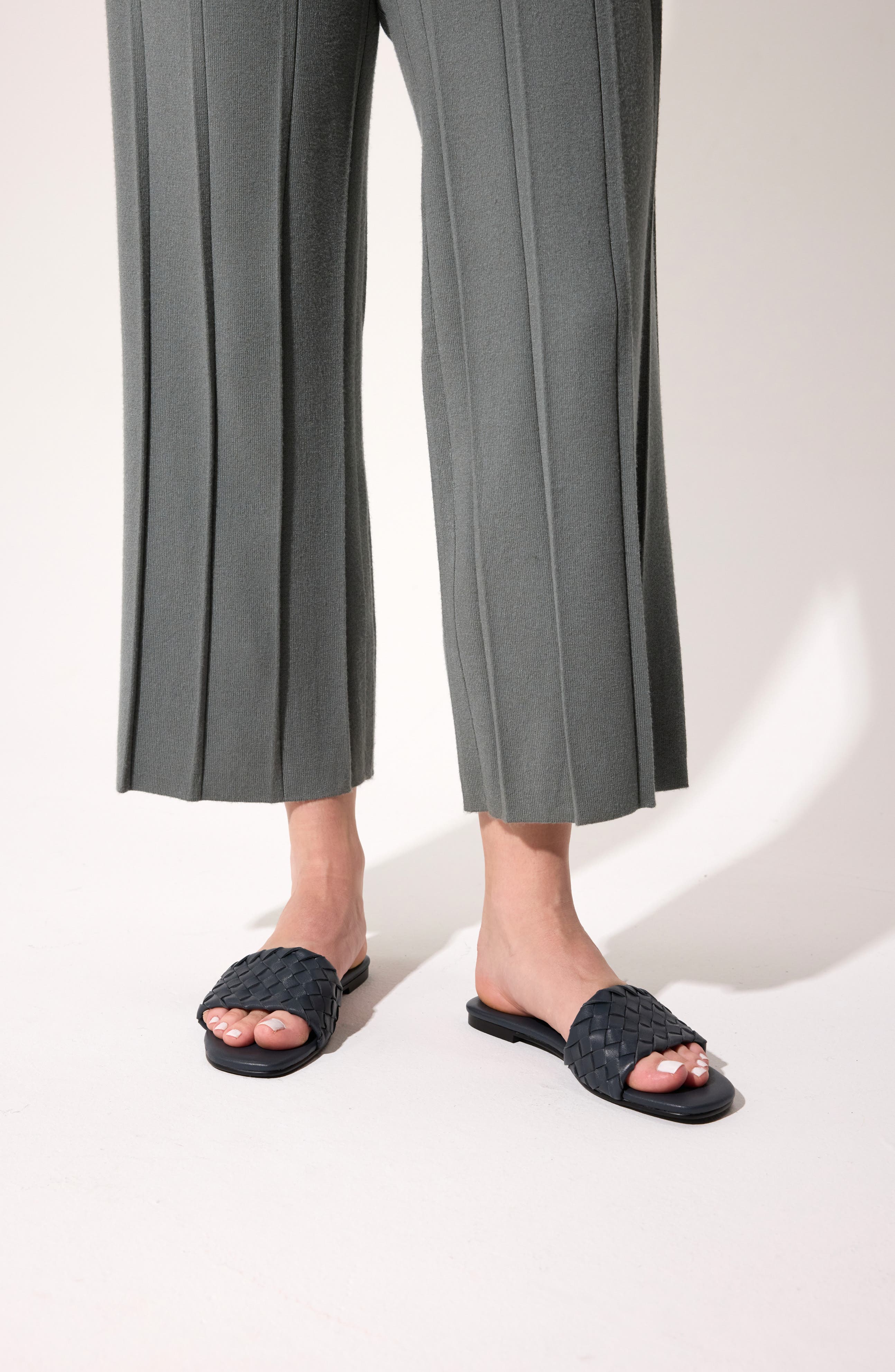Nathalie Slide Sandal, Alternate, color, NAVY