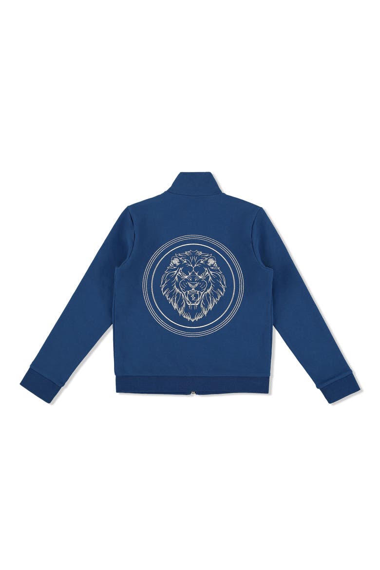 Sweatjacket Lion Boy, Alternate, color, darkblue