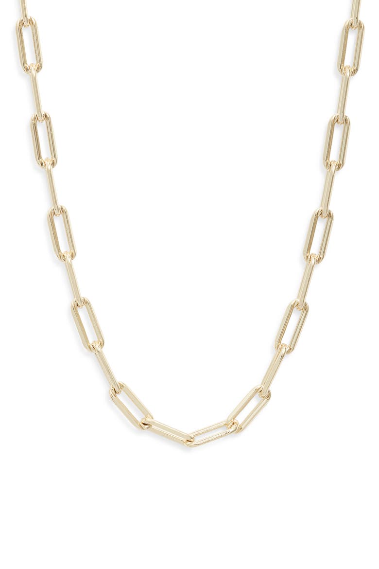 Keepsake Chain Necklace, Main, color, GOLD
