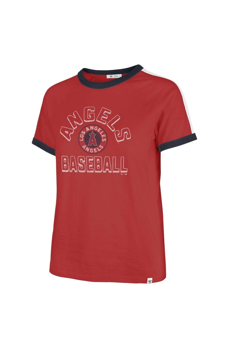 '47 Women's '47 Red Los Angeles Angels City Connect Sweet Heat Peyton T-Shirt, Alternate, color,