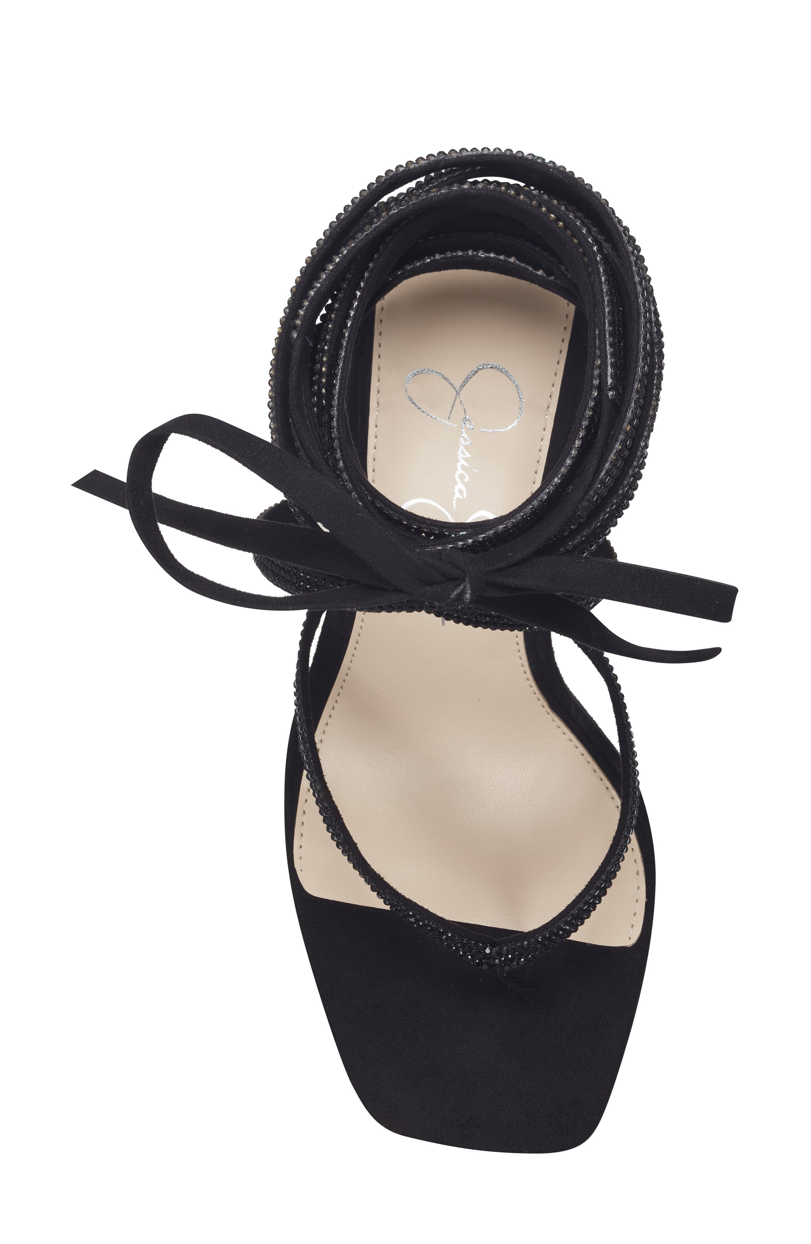 Jessica Simpson Kelsa Ankle Tie Thong Sandal, Alternate, color, 