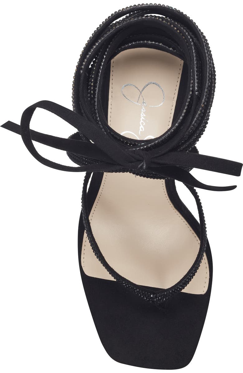 Jessica Simpson Kelsa Ankle Tie Thong Sandal, Alternate, color,