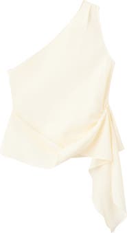 MANGO Asymmetric Lyocell Top