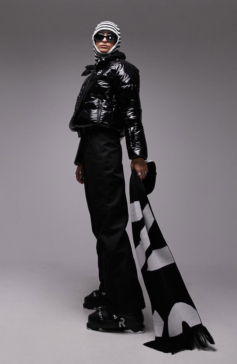 Topshop Sno Water Resistant Puffer Ski Jacket, Alternate, color,