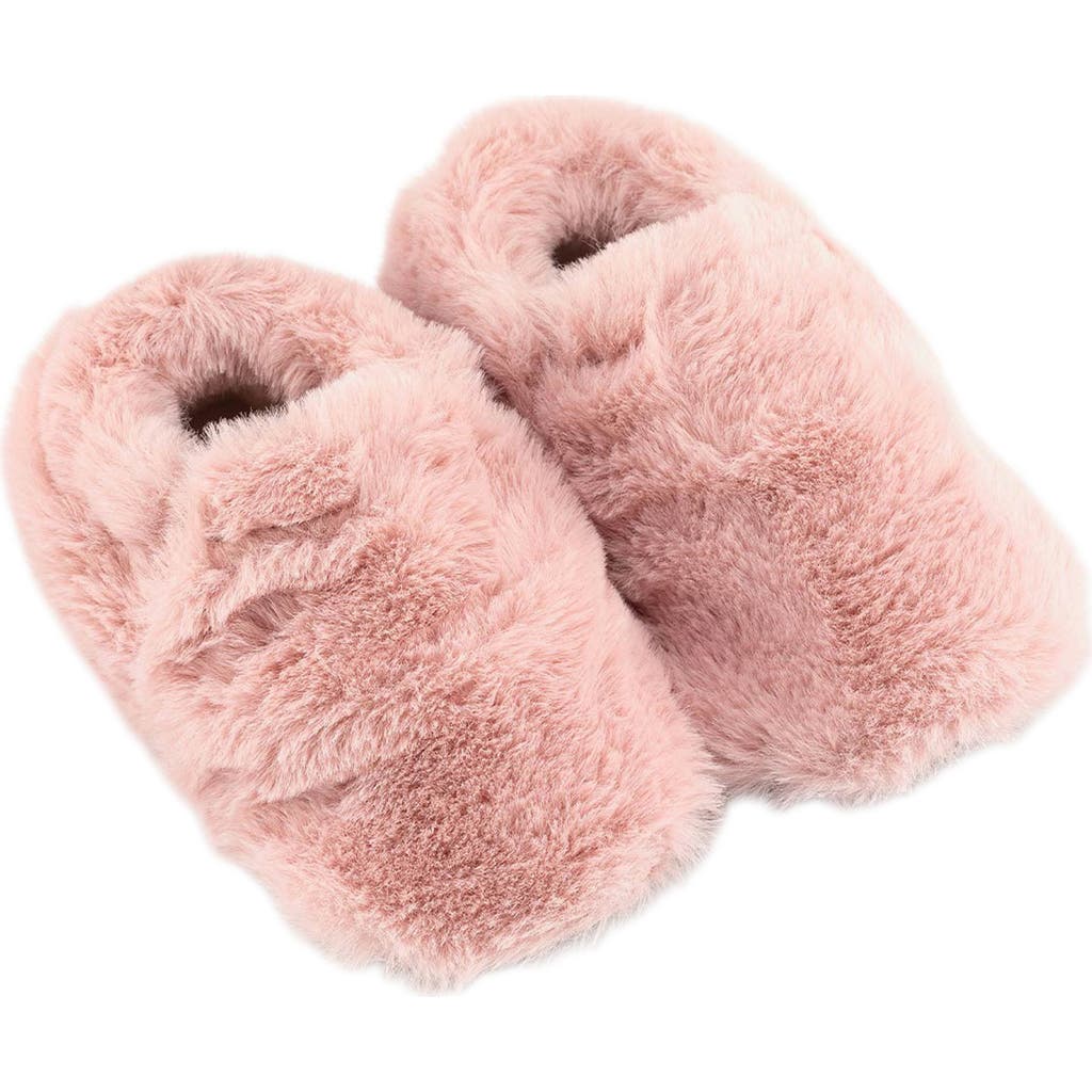 Hopfrög Kids Furry Furry Faux Fur Slipper in Pink  product