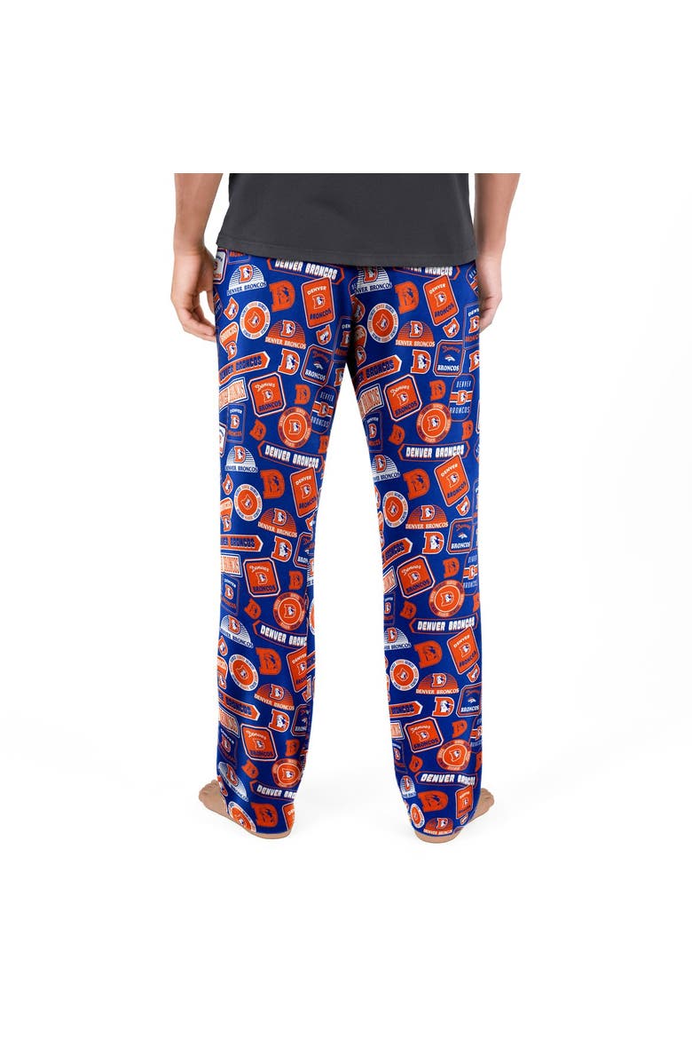 Men's Concepts Sport Navy Denver Broncos Throwback Logo Grady Pants, Alternate, color, Navy