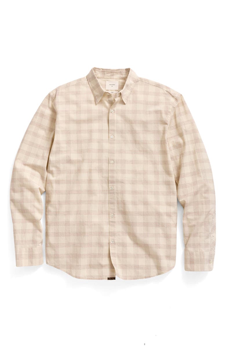 Billy Reid 'John T' Standard Fit Check Sport Shirt, Alternate, color, Tinted White