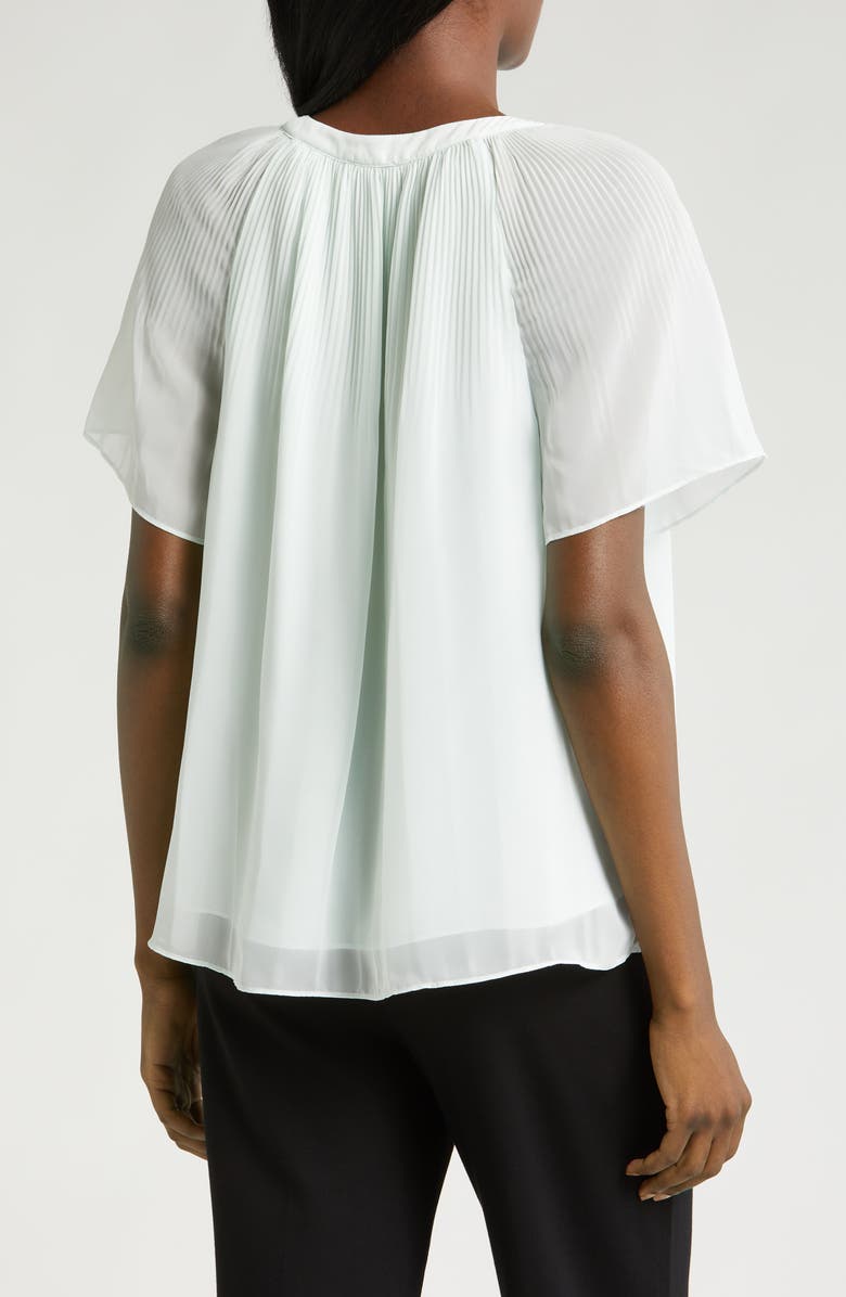 Halogen<sup>®</sup> Release Pleat Blouse, Alternate, color, Fresh Mint
