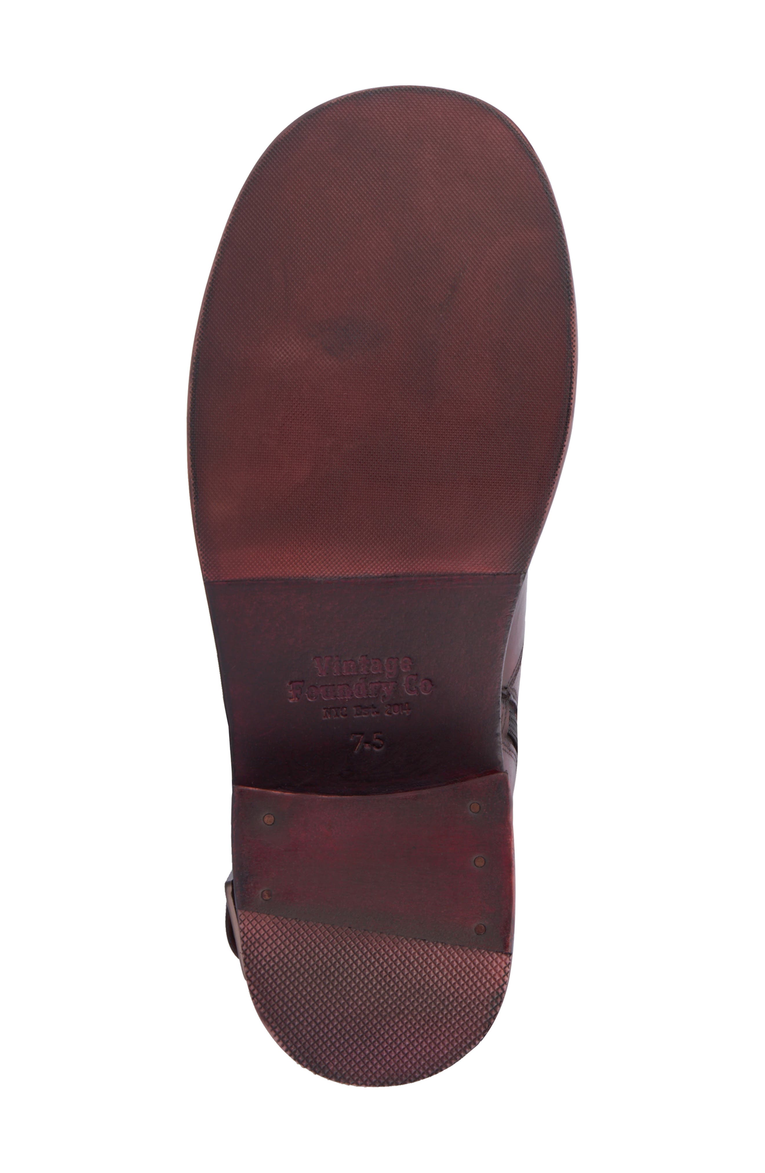 Constance Knee High Boot, Alternate, color, BURGUNDY