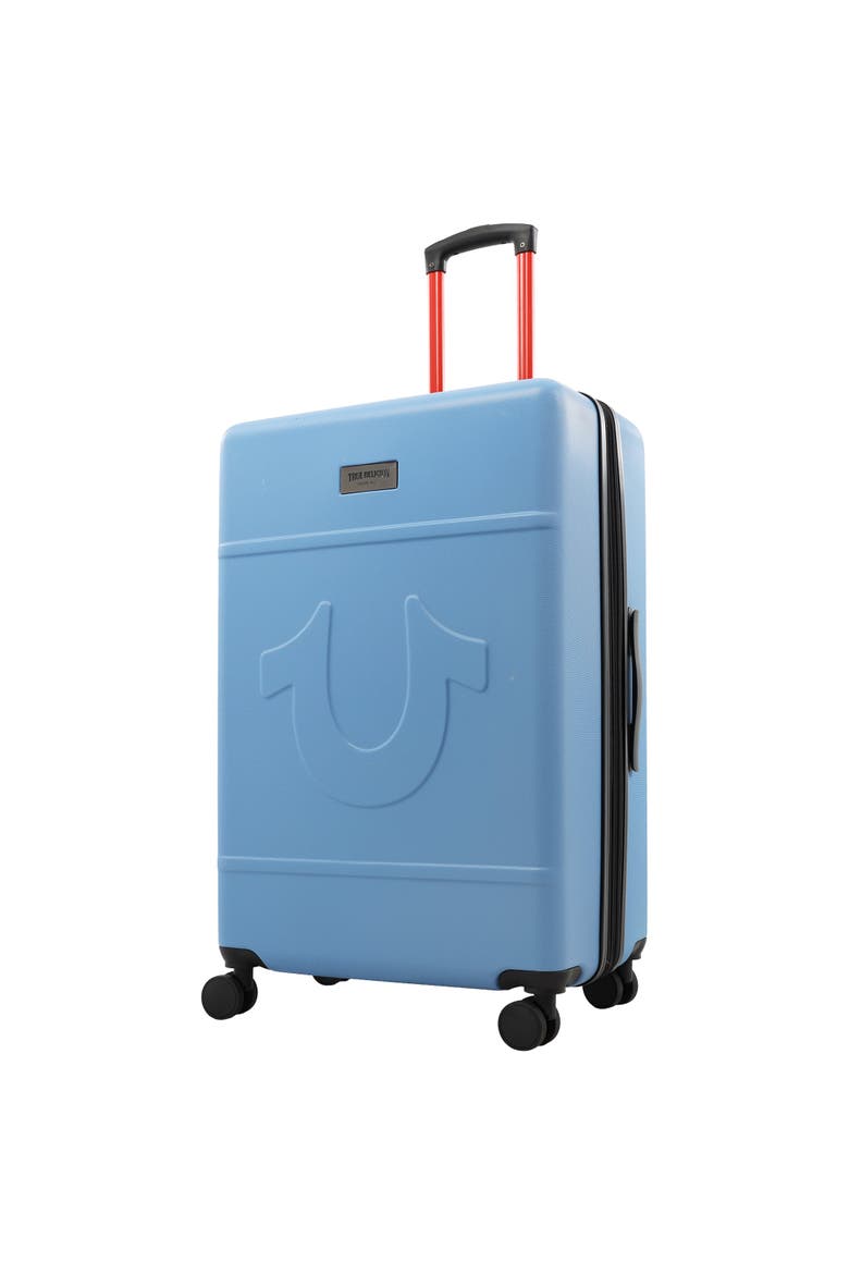 Molded U 30.5" Expandable Hardside Spinner Luggage, Main, color, BLUE