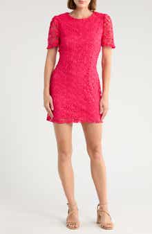 NSR Angelique Puff Sleeve Lace Minidress