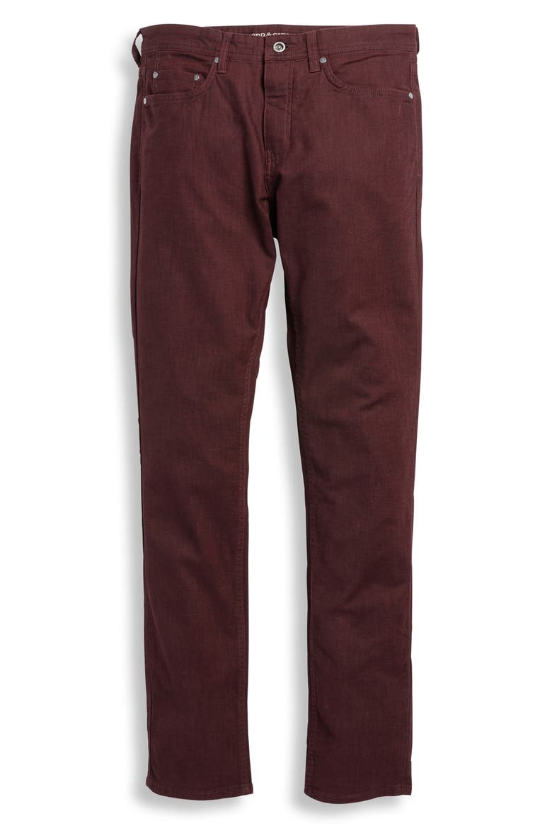 Hardinge Stretch Cotton Jeans, Alternate, color, SUMAC
