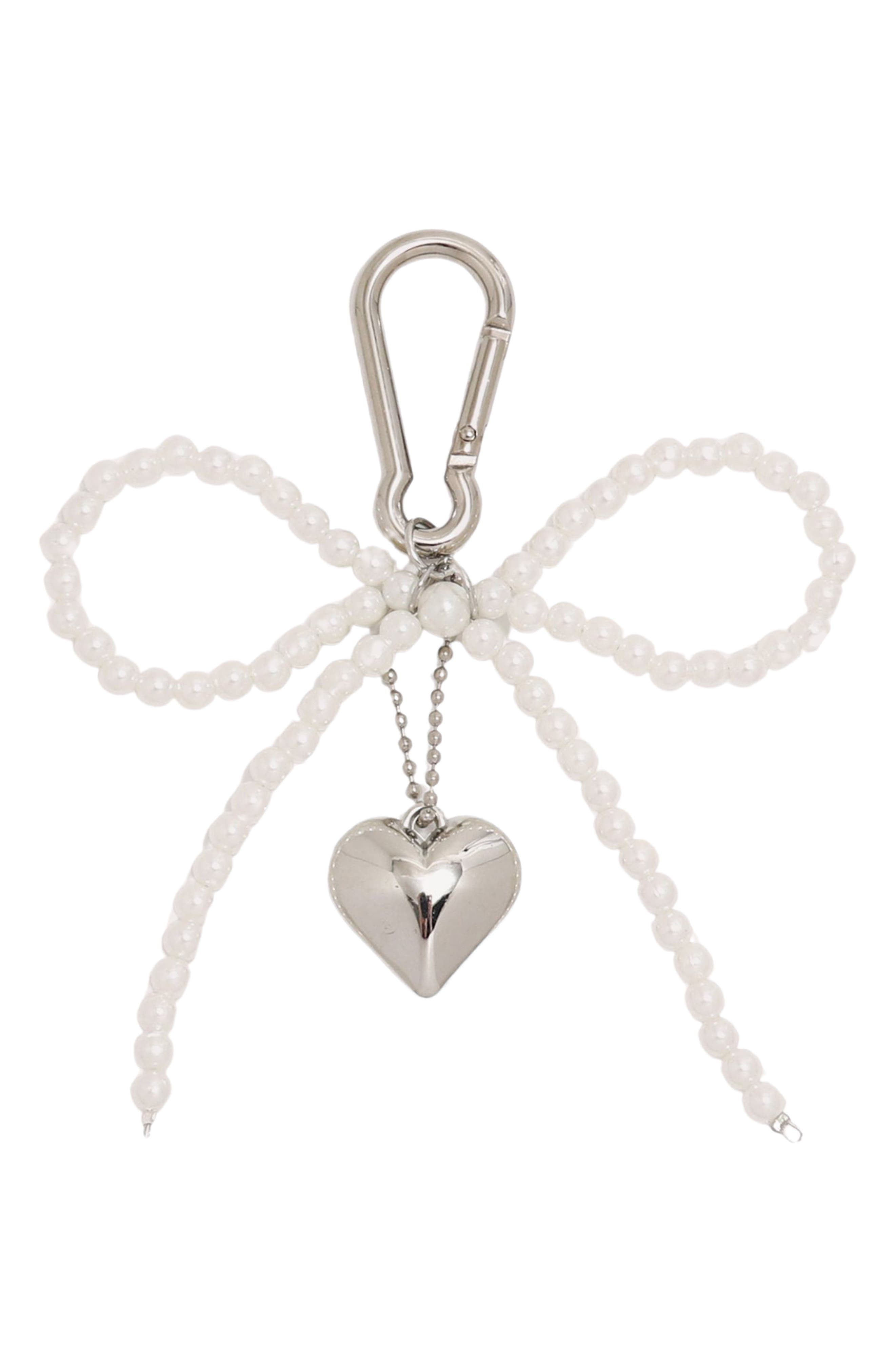 Lolita Key Chain, Main, color, SILVER