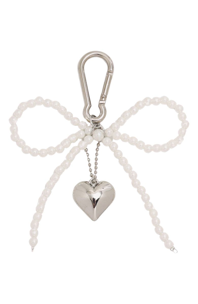 Petit Moments Lolita Keychain, Main, color, Silver