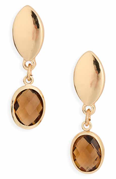 Amber Nights Drop Earrings
