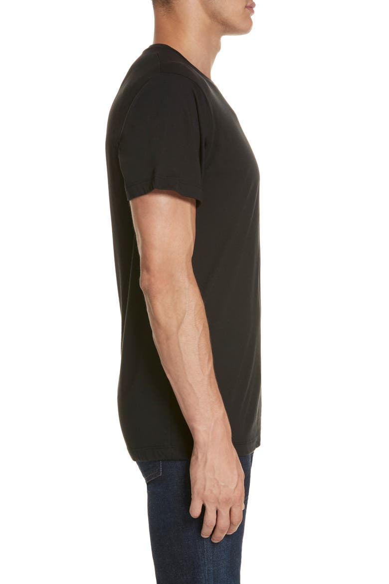 Slim Fit Crewneck T-Shirt, Alternate, color, BLACK
