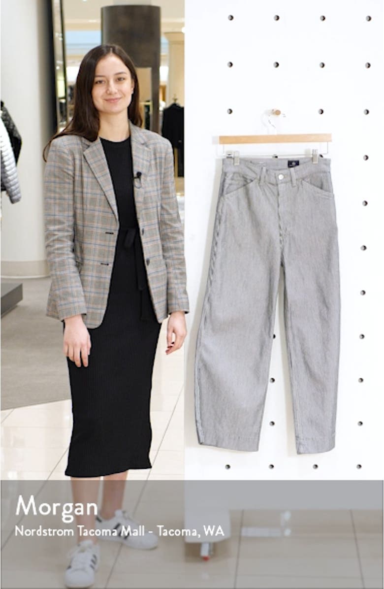 Rosie High Waist Crop Wide Leg Jeans, sales video thumbnail