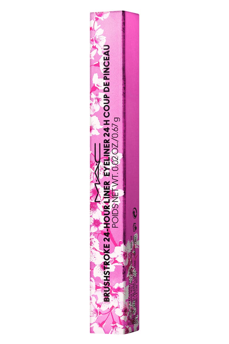 MAC Wild Cherry Brushstroke Eyeliner (Limited Edition), Alternate, color, BRUSH BLACK