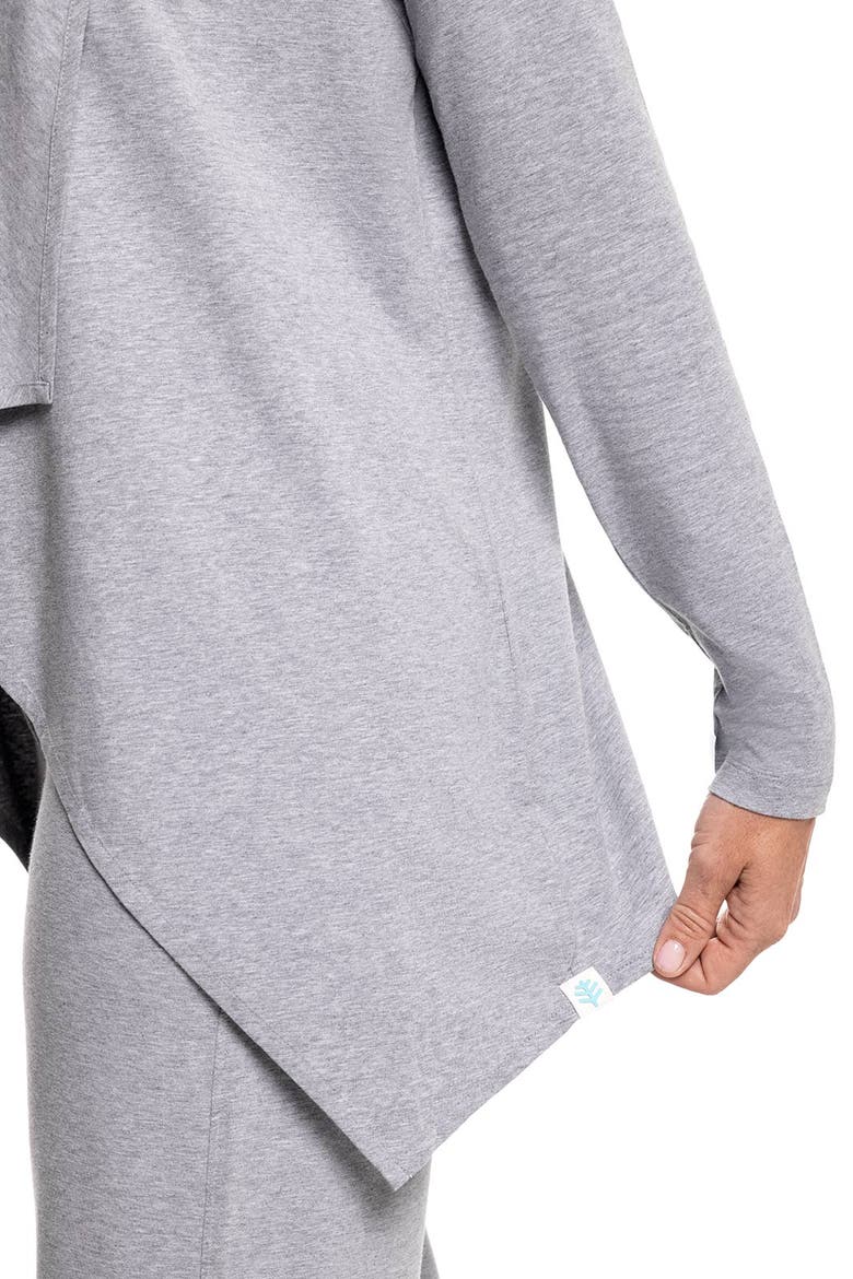 Women's Marietas Long Sleeve Sun Wrap, UPF 50+ Sun Protection, Alternate, color, Grey Heather
