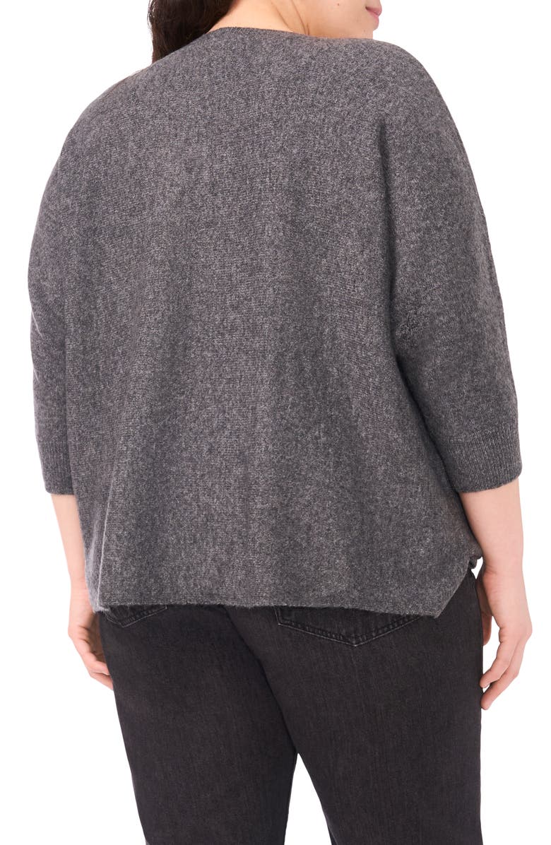 Vince Camuto Dolman Sleeve Sweater, Alternate, color, Medium Heather Grey