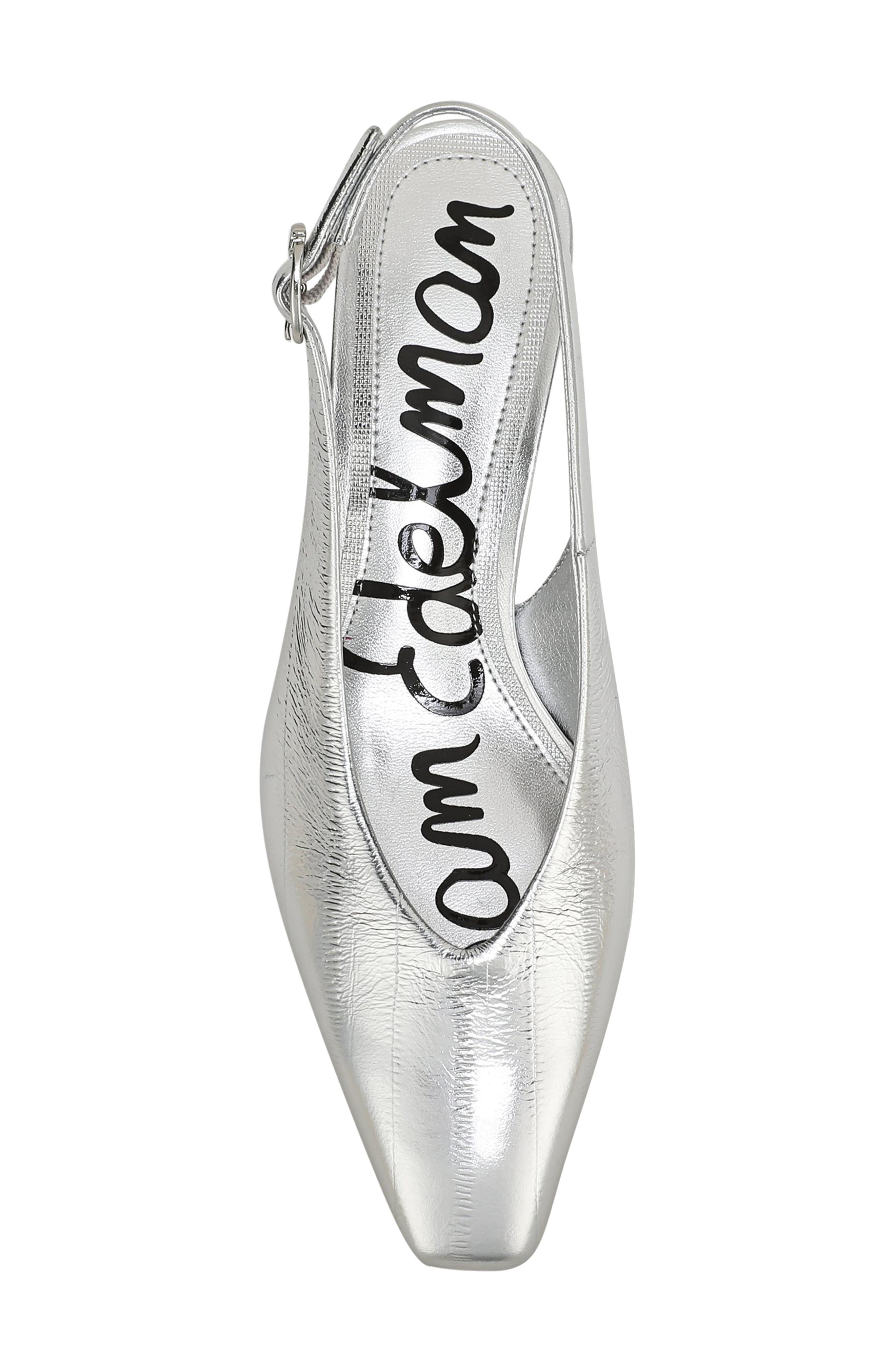 Sam Edelman Ronnie Slingback Pump, Alternate, color, Silver