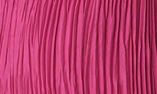 Eileen Fisher Crushed Silk Tiered Dress In Geranium In Geranium