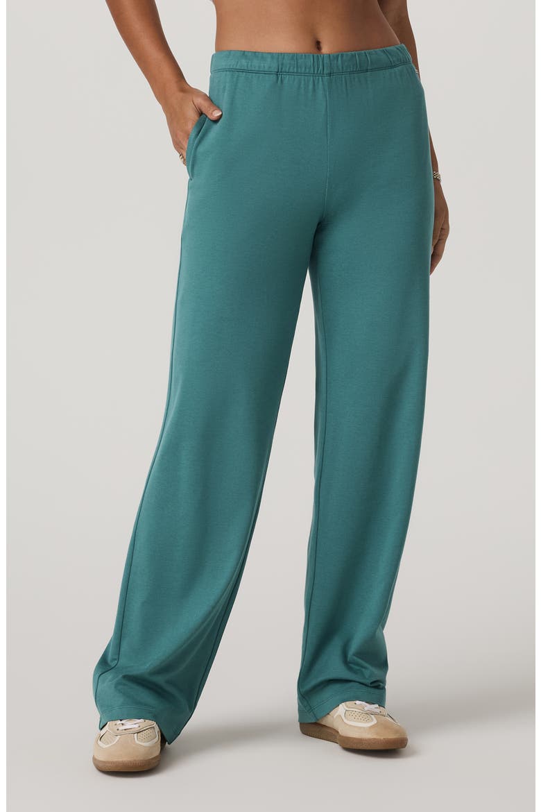 Halo Modern Straight Leg Pants, Alternate, color, BLUEGRASS HEATHER