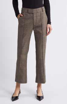 FRAME Check Ankle Pants