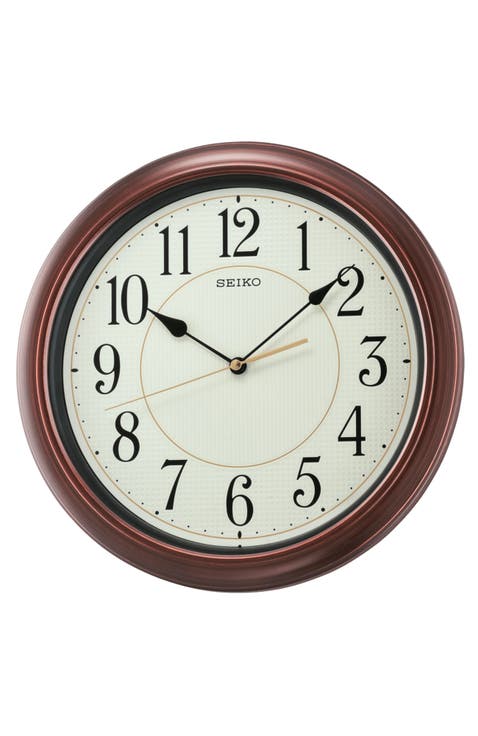 Wood Finished Wall Clock