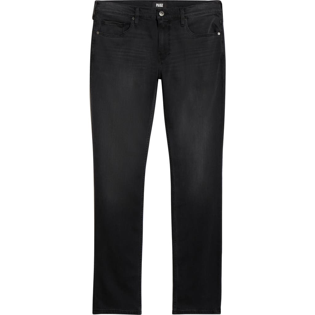 Paige Federal Slim Straight Leg Jeans In Black