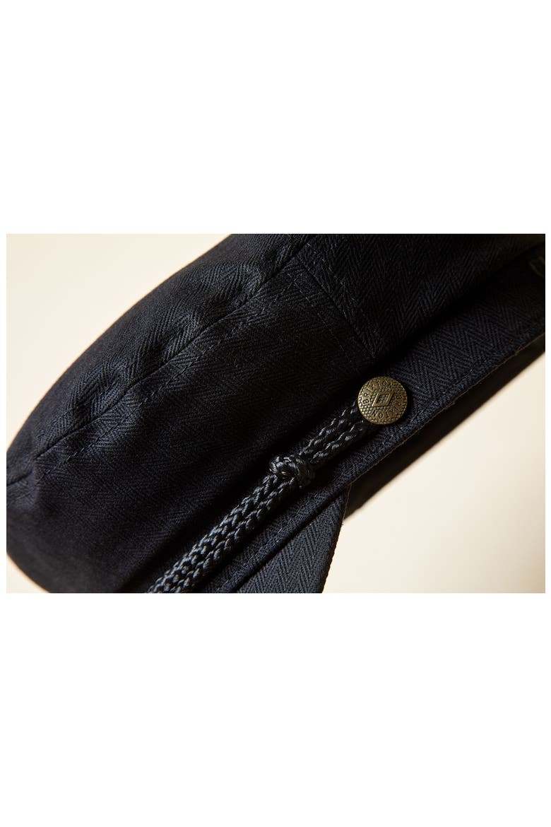Fiddler Fisherman Cap, Alternate, color, BLACK