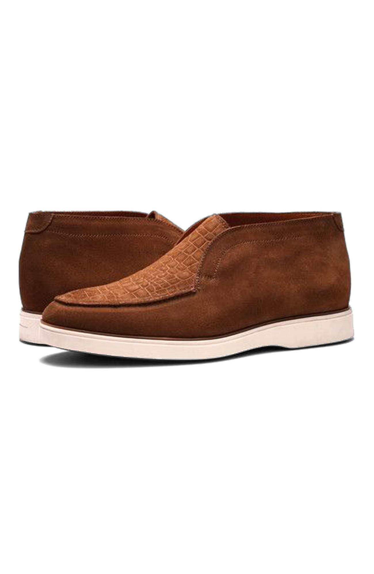 CARLOS SANTANA Joplin Laceless Chukka, Alternate, color, Tabacco Brown Suede