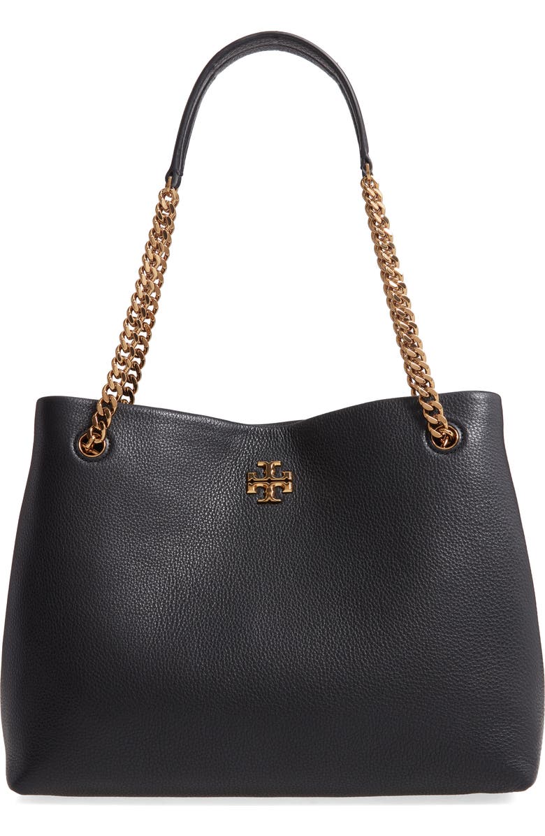 Tory Burch Kira Leather Tote, Main, color,